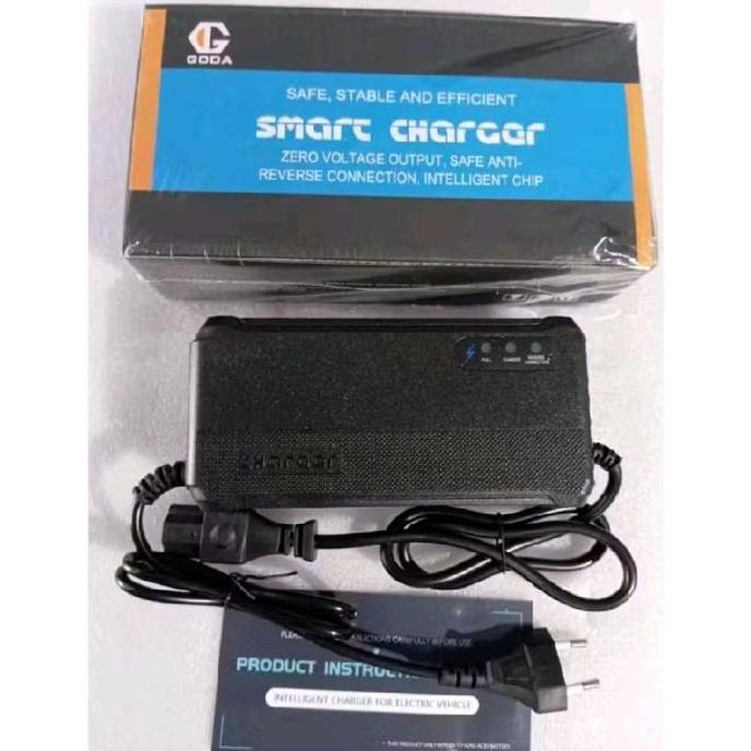 Charger Sepeda Listrik Exotic / Pacific / Goda / Uwinfly 48V 12 20 Ah Universal Cas Original Exotik 