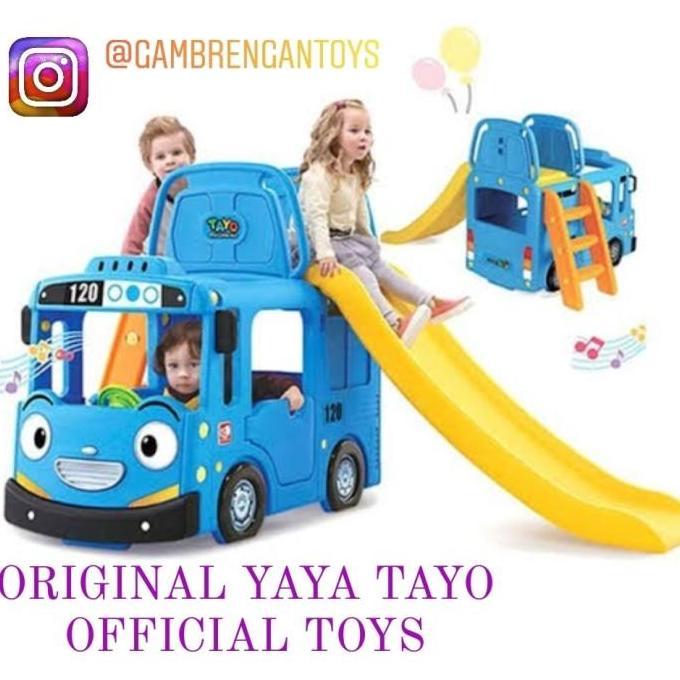 Hot Promo Tayo Yaya Schoolbus Kids Ayunan Perosotan Swing Slide Mainan