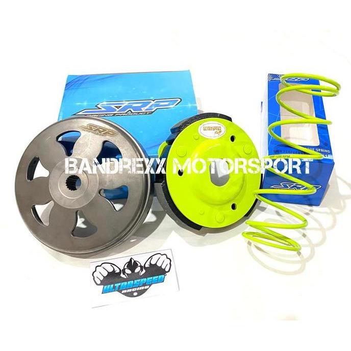 Kampas Ganda Srp+Mangkok Ganda Srp+Per Cvt Srp 1200Rpm For Vario 150.