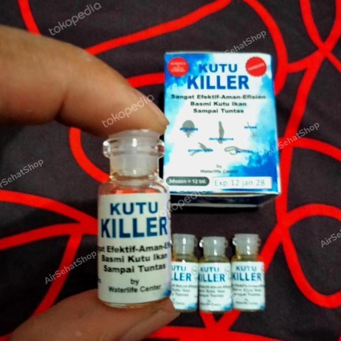 Acquario- Kutu Killer Obat Kutu Ikan Koi Ampuh Efektif