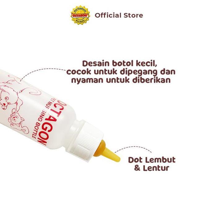 BOTOL SUSU ANAK ANJING KUCING 2OZ | DOT LEMBUT LENTUR | PET NURSING BOTTLE