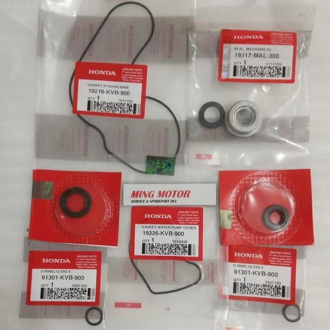 Seal Oring Water pump Vario Vario tecno 110 KVB komplit Asli Ahm
