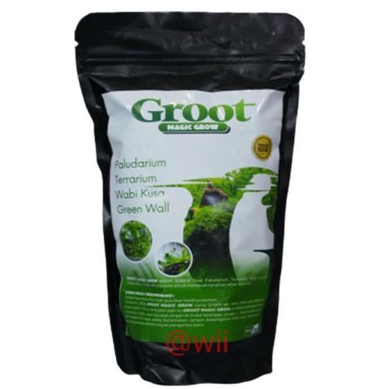 Acquario- Groot Magic Grow Media Tanam Pupuk Paludarium Terrarium Bikusa Aquascape