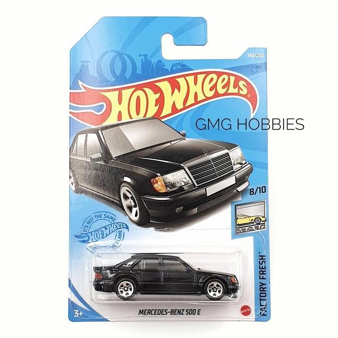 H 2021 MERCEDES BENZ 500 E HITAM HOTWHEELS HOT WHEELS DIECAST MOBIL
