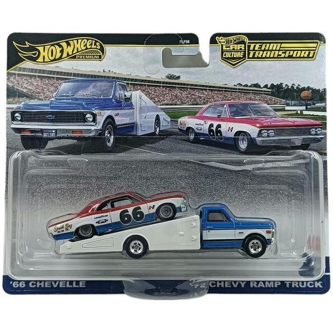 Hot Wheels Team Transport 66 Chevelle 72 Chevy Ramp Truck