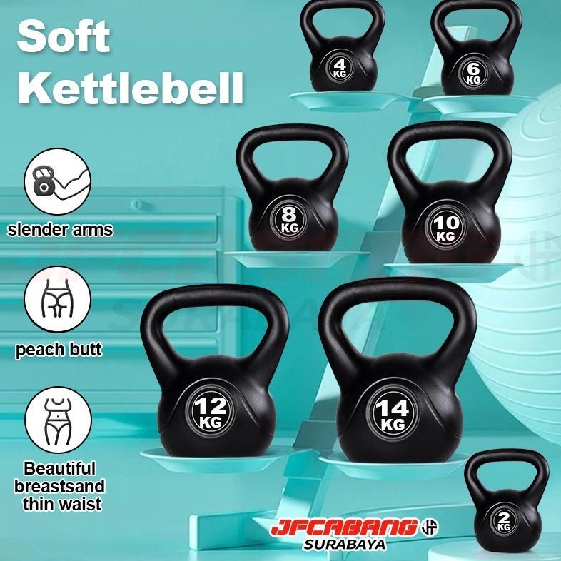 Fitness Profesional 2 KG /4 KG /6 KG /8 KG /10 KG /12 KG /14 KG Kettlebell/Peralatan Kebugaran Rumah