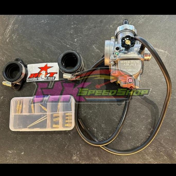 KARBU BRT KARBURATOR SUPER FLOW SF PE 24 26 SET PILOT JET MAIN JET BRT