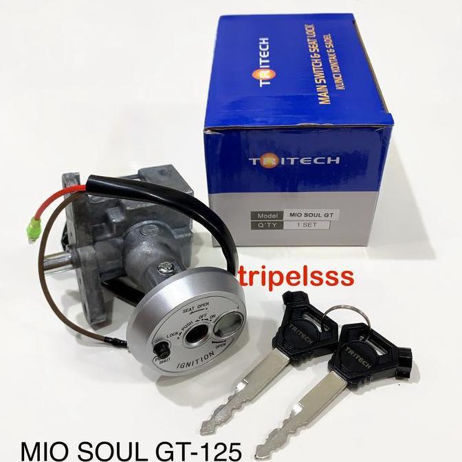 Kunci kontak set kunci jok Mio Soul GT 125 / Xride 125 / Xeon GT / Aerox 125