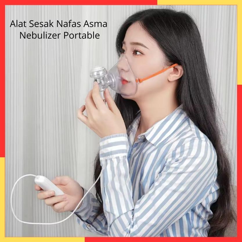 Alat Terapi Uap Sesak Nafas Asma Nebulizer Portable Atomizer Rechargeable
