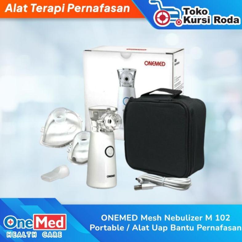 Mesh Nebulizer OneMed M 102 Portable / Alat Uap Bantu Pernafasan Asma