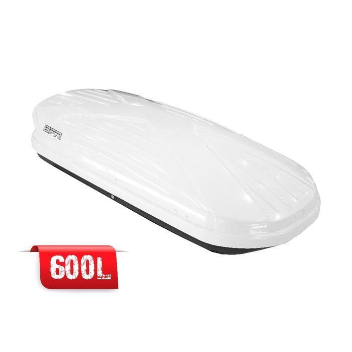 PAKET ROOF BOX DAN CROSSBAR ROOF BOX BAGASI ATAS UNTUK MOBIL INNOVA REBORN MATERIAL ABS ORIGINAL BFR
