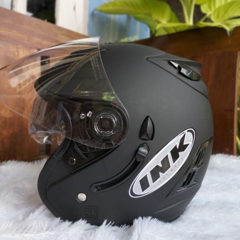 NEW (Cod) Helm Ink Double Visor SnI Pria Wanita Keren [terbaik][terlaris]