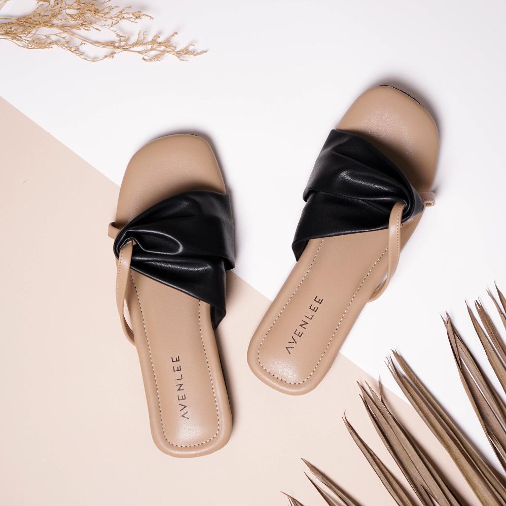 VALUE PACK Avenlee Yume - Sandal Wanita Flat Teplek Sol Karet Premium