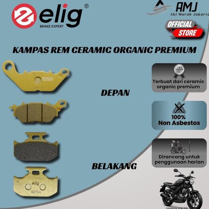 ElKampas Rem Depan Belakang Yamaha XSR 155 EM100 - EM049