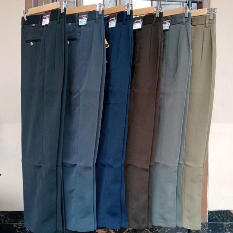 DISKON Celana Formal Pria Reguler Standar Rempel Bahan Dasar Kain Premium