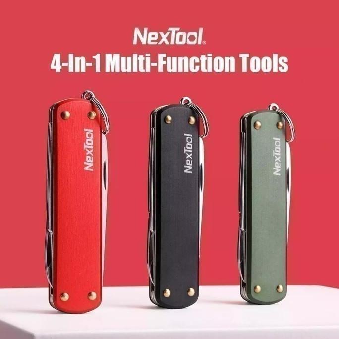 NEXTOOL KT5026B - Pisau Lipat 4-in-1 EDC Tool Multifungsi
