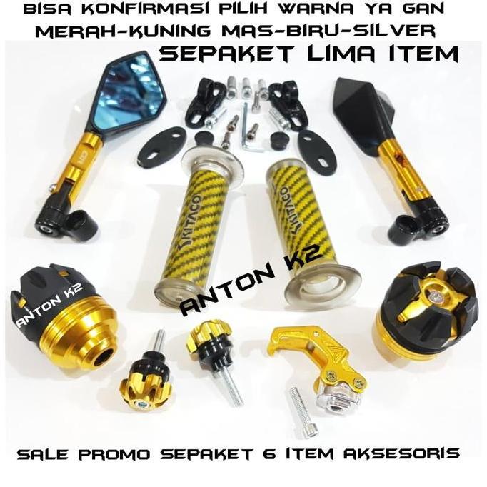 SPION VARIASI MIO SPORTY-MIO S-MIO FINO-LEXI-AEROX 155 SEPAKET 5 ITEM