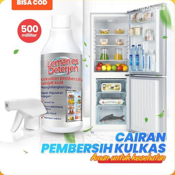Pembersih kulkas, disinfektan rumah tangga, antibakteri, penghilang bau, pengharum ruangan, semprota
