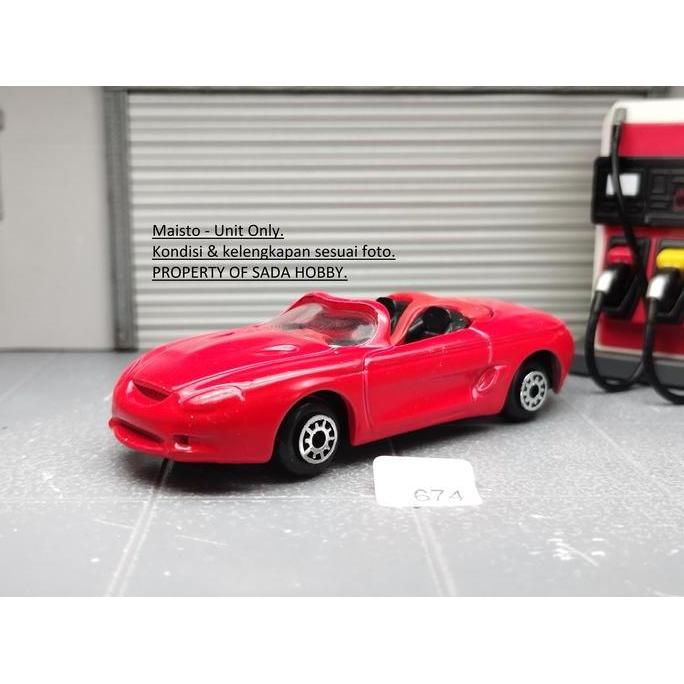 MAISTO FORD MUSTANG MACH III CABRIOLET MERAH UNIT ONLY CADATOYS