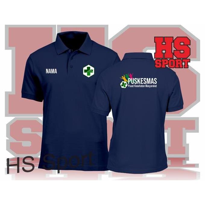 BAJU kerah PUSKESMAS - KAOS kerah PUSKESMAS - polo KESEHATAN - BAJU kerah KEMENTRIAN KESEHATAN