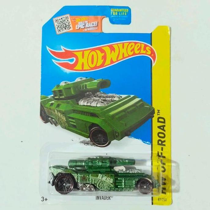 HOTWHEELS HOT WHEELS INVADER HIJAU 2015 HW OFF ROAD RARE FUN99