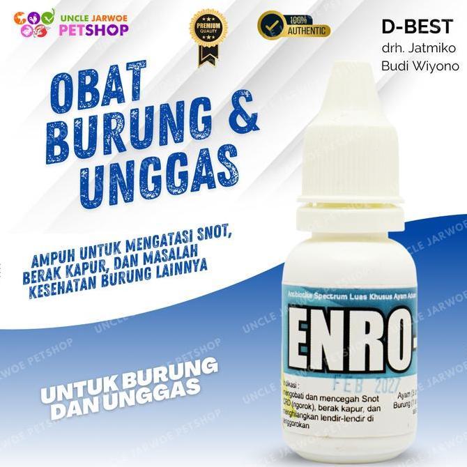 Enro B - Drh. Jatmiko Budi Wiyono - Obat Burung Ocehan Ampuh Allshop