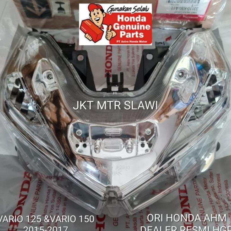 3310A-K59-A10 LAMPU DEPAN REFLECTOR ASSY VARIO 125 LED VARIO 150 LED TAHUN 2015-2017 ASLI HONDA AHM,
