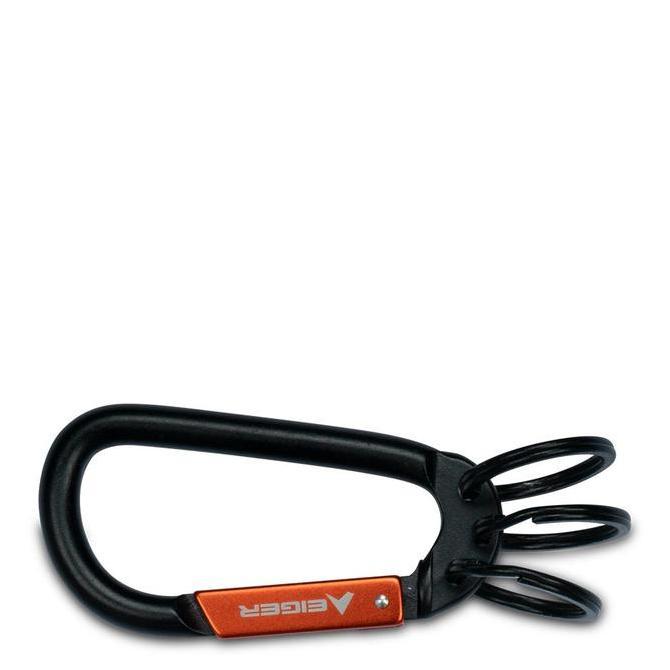 EIGER OCHAIN CARABINER KEYCHAIN BLACK