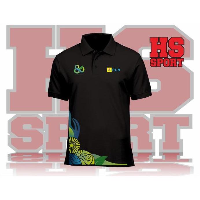 POLO PLN  - BAJU PLN - BAJU ULTAH KE 80THN BUMN HARI LISTRIK NASIONAL - BAJU KERAH PLN - BAJU KAOS P