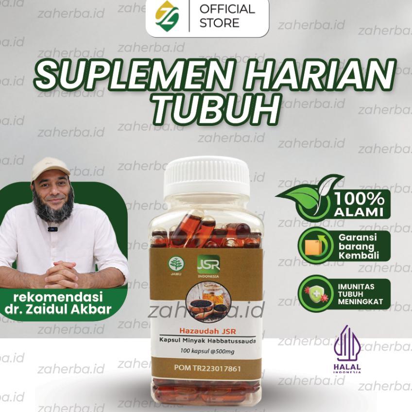 Habbatussauda Oil Jsr Rekomendasi Dr Zaidul Akbar - 100 Kapsul