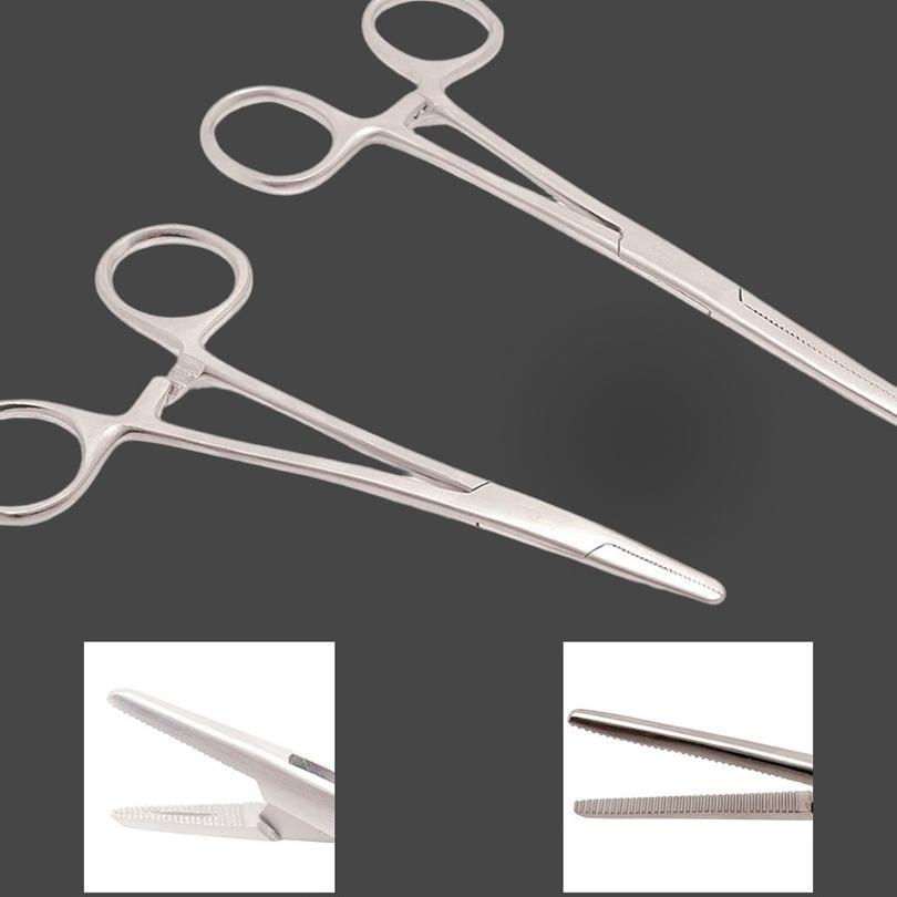Premium Stainless Steel Hemostat Forceps (Locking Clamps) | Alat Penjepit Bedah Medis Tahan Karat - 