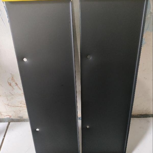 Dudukan Plat Nomor Mobil Besi Galvanis Kuning/Hitam