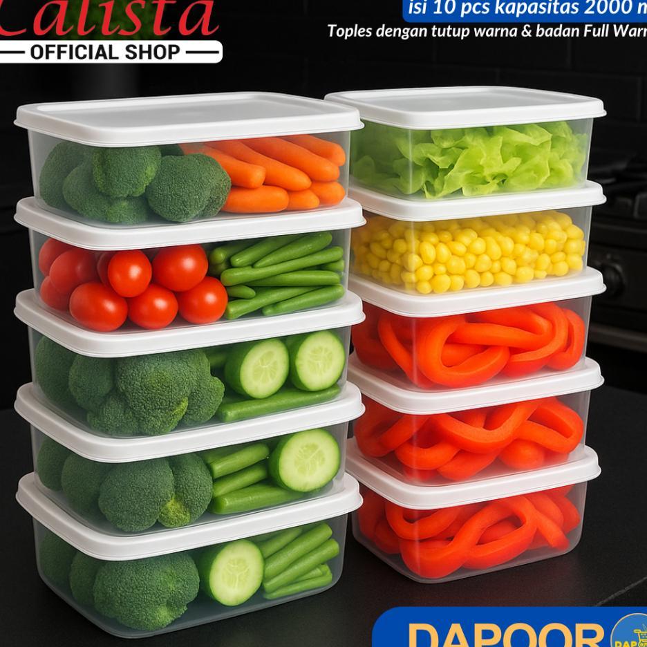 Food Container Rumoi Premium Kotak Penyimpanan Bumbu Kulkas Serbaguna Set Food Container/Calista Foo
