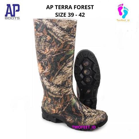 AP BOOTS TERRA FOREST SIZE 40-42 - SEPATU BOOT SAFETY KARET - AP BOOTS FOREST - SEPATU BOOTS FOREST