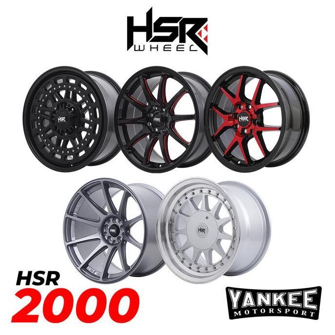 Terlaris Velg Mobil Ring 14 Sampai Ring 22 Hsr Wheels - Hsr2000