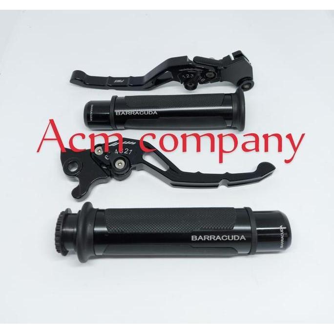 PAKET YAMAHA XSR 155 - HANDLE REM CNC & GRIP BARRACUDA JALU XSR 155