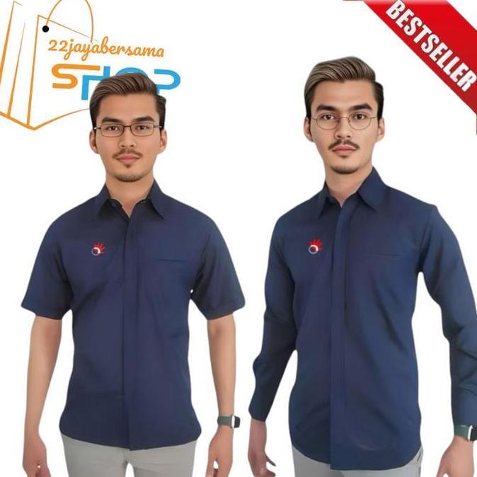 Kemeja Telkom Indonesia | Baju Kemeja Telkom Indonesia  | Baju Seragam Telkom Bordir