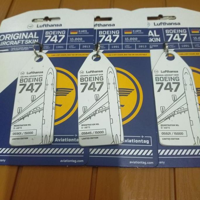 Aviation Tag Lufthansa B 747