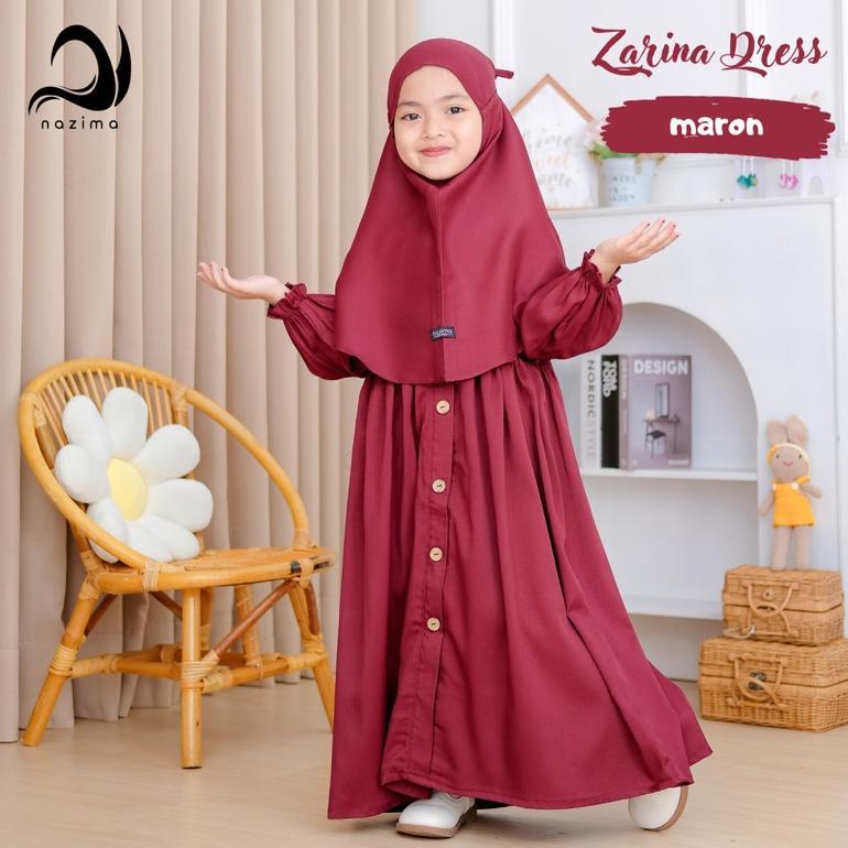 Diskon Nazima Gamis Anak Zarina Set Part A