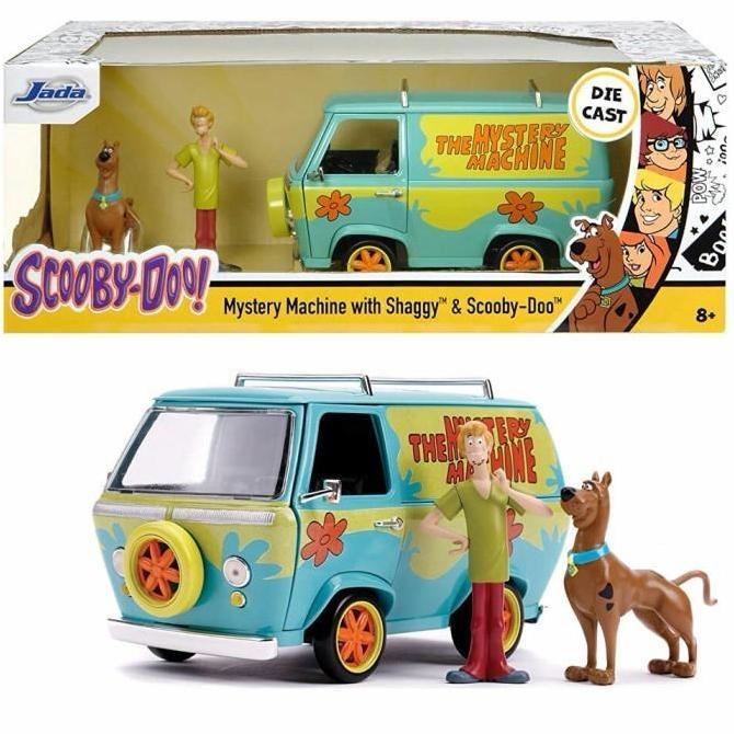 31720 JADA 1/24 SCOOBY DOO AND SHAGGY MYSTERY MACHINES DIECAST MOBIL