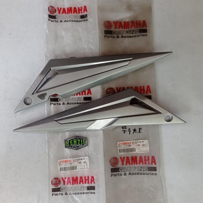 Sambungan Cover Body Belakang Jupiter MX Old Lama Silver YGP