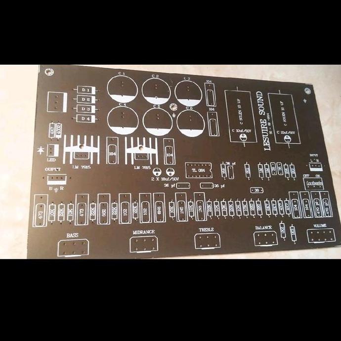 TONE CONTROL BI-FET BIFET TONECONTROL TL074 TL084 TL 084 TL 074 PERTINAX HITAM SAF12