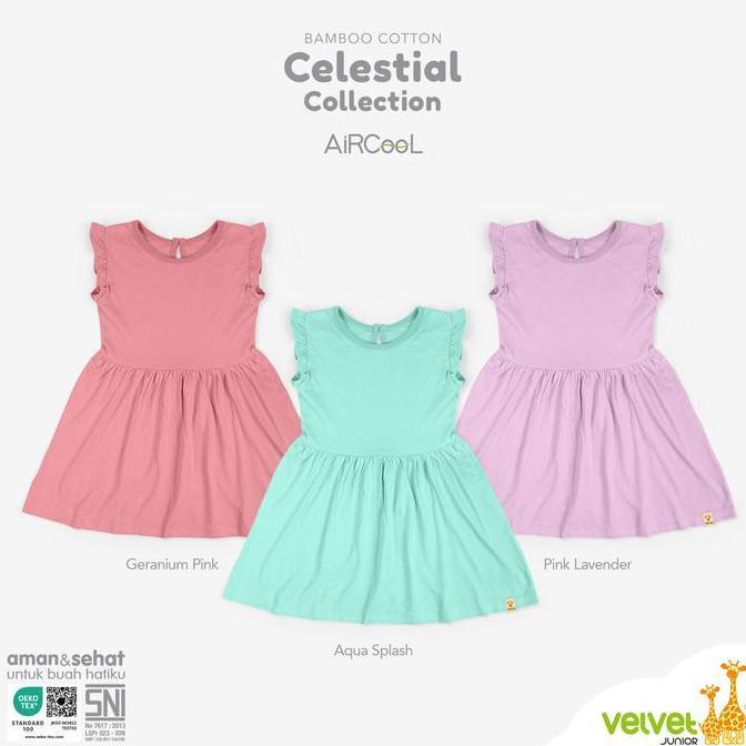 Velvet Junior Celestial Dress - Dress Anak Luna - Celestial 8