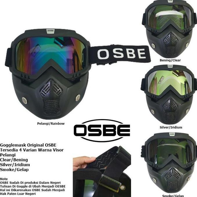 Gogglemask Masker Helm Retro Klasik OSBE Shar Raw Jap Style