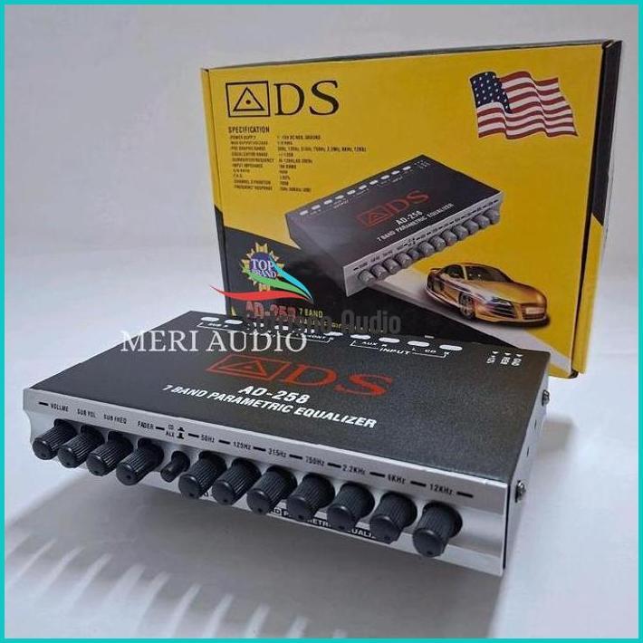 Pream Parametrik Ads Ad 258 Parametrik Equalizer Audio Sound System Ads Ad 258