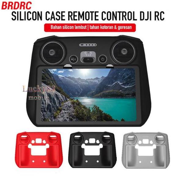 BRDRC Casing Cover Silikon DJI RC For DJI Mini 3 Pro Mavic 3 Case Pelindung Remote Control Layar Aks