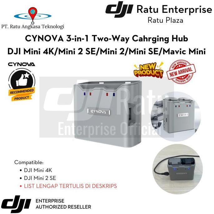 Battery Charging Hub DJI Mini 4K DJI Mini 2 SE Charger Baterai Drone DJI Mini 4K DJI Mini 2 SE DJI M