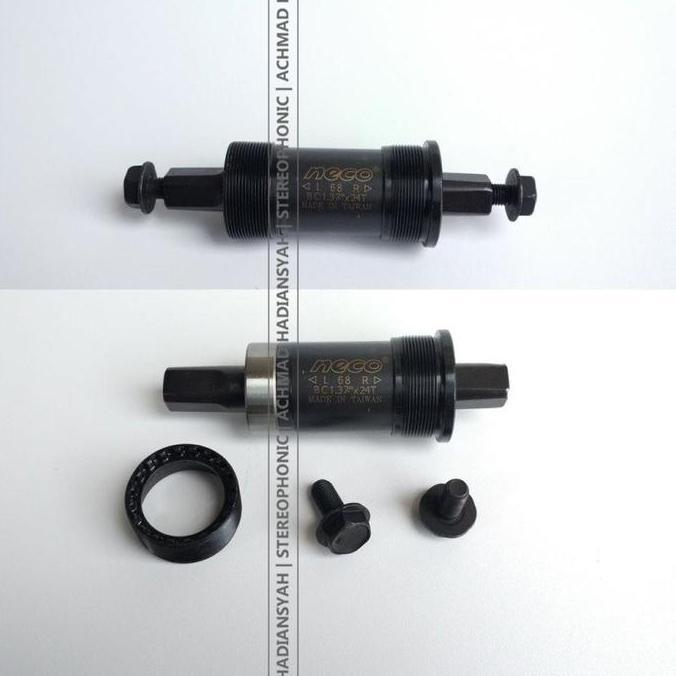 BB Neco Bearing 113.5mm BB Neco 113mm Belimbing Sepeda MTB Fixie Seli