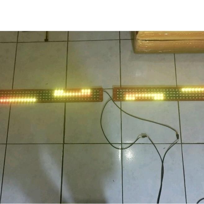 LAMPU STROBO PJR WAVE / STROBO PATWAL BUS KANAN 60CM KIRI 60CM (1SET+MODUL) BUS CAR  KENDARAAN ORIGI