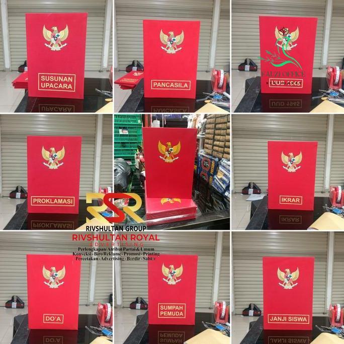 Map Bludru Upacara Map Upacara Map Sablon Upacara Ready Stock Berkualitas